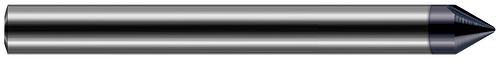 0.1250" (1/8) Shank DIA x 0.0200" Radius x 20Â° included - 2 FL - AlTiN Nano Coated  HARVEY TOOL  SKU HARTO1-724708-C6