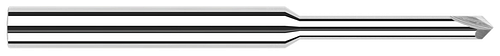 0.0390" (1 mm) Neck DIA x 0.3250" Reach x 45Ã‚Â° per side - 2 FL Â– HARVEY TOOL Â– SKU HARTO1-725245