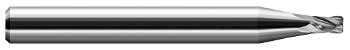 4 FL - 0.1250" (1/8) Cutter DIA x 0.0200" Corner Chamfer x 0.1870" (3/16) LOC  HARVEY TOOL  SKU HARTO1-727108
