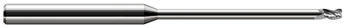 3 FL - 0.0625" (1/16) Cutter DIA x 0.0050" Radius x 0.0930" (3/32) LOC x 0.9500" Reach Â– HARVEY TOOL Â– SKU HARTO1-727662