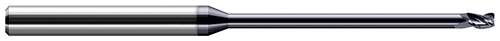 3 FL - 0.0625" (1/16) Cutter DIA x 0.0050" Radius x 0.0930" (3/32) LOC x 0.9500" Reach - AlTiN Coated Â– HARVEY TOOL Â– SKU HARTO1-727662-C3