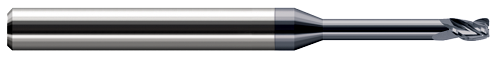 3 FL - 0.0930" (3/32) Cutter DIA x 0.0200" Radius x 0.1390" LOC x 0.6700" Reach - AlTiN Coated  HARVEY TOOL  SKU HARTO1-728293-C3