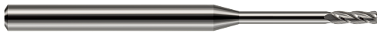 4 FL - 0.0620" (1/16) Cutter DIA x 0.0100" Radius x 0.1860" LOC x 0.6250" (5/8) Reach  HARVEY TOOL  SKU HARTO1-730462