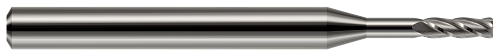 4 FL - 0.1250" (1/8) Cutter DIA x 0.0100" Radius x 0.3750" (3/8) LOC x 0.7500" (3/4) Reach  HARVEY TOOL  SKU HARTO1-730708