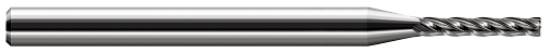 4 FL - 0.0620" (1/16) Cutter DIA x 0.0200" Radius x 0.3750" (3/8) LOC Â– HARVEY TOOL Â– SKU HARTO1-733762