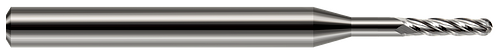 4 FL - 0.0930" (3/32) Cutter DIA x 0.2790" LOC x 0.6700" Reach  HARVEY TOOL  SKU HARTO1-735793