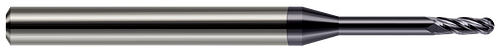 4 FL - 0.0620" (1/16) Cutter DIA x 0.1860" LOC x 0.5000" (1/2) Reach - AlTiN Coated Â– HARVEY TOOL Â– SKU HARTO1-735562-C3