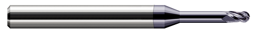 4 FL - 0.0200" (.5 mm) Cutter DIA x 0.0300" LOC x 0.1200" Reach - AlTiN Coated Â– HARVEY TOOL Â– SKU HARTO1-753020-C3