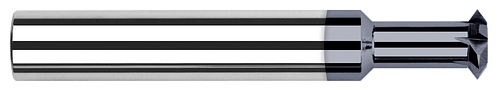 0.1180" (3 mm) Cutter DIA x 0.0590" Width x 0.4380" Neck Length - 90Ã‚Â° Included Angle - 2 FL - AlTiN Coated Â– HARVEY TOOL Â– SKU HARTO1-82213M-C3