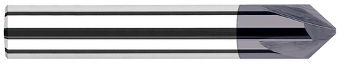 0.3750" (3/8) Shank DIA x 75Ã‚Â° per side - 4 FL - AlTiN Coated Â– HARVEY TOOL Â– SKU HARTO1-827875-C3