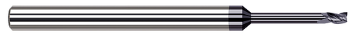 4 FL - 0.0390" (1 mm) Cutter DIA x 0.0580" LOC x 0.3250" Reach - AlTiN Coated Â– HARVEY TOOL Â– SKU HARTO1-874139-C3