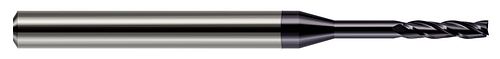 3 FL - 0.0200" (.5 mm) Cutter DIA x 0.1000" LOC x 0.1600" Reach - AlTiN Coated Â– HARVEY TOOL Â– SKU HARTO1-876620-C3
