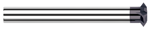 0.4375" (7/16) Cutter DIA x 0.2010" Width - 90Ã‚Â° Included Angle - 8 FL - AlTiN Coated Â– HARVEY TOOL Â– SKU HARTO1-877508-C3