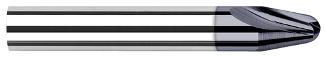 0.0200" Radius x 0.1420" LOC x 30Â° per side - 2 FL - AlTiN Nano Coated  HARVEY TOOL  SKU HARTO1-934501-C6