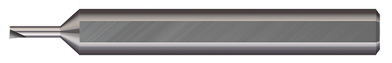 Right Hand - 0.0440" Min Bore DIA x 0.200" Max Bore Depth x 0.0500" Tooth Width x 0.0060" Projection x 1.50" (1-1/2) OAL  MICRO 100  SKU MIC100-MBB-050200