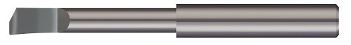 Right Hand - 0.2750" Min Bore DIA x 1.500" (1-1/2) Max Bore Depth x 2.50" (2-1/2) OAL x 0.0040" Radius  MICRO 100  SKU MIC100-HBBC-3001500-004