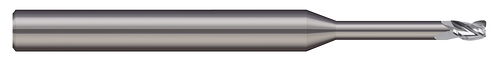 3 FL - 0.0750" (1.9 mm) Cutter DIA x 0.015" (1/64) Radius x 0.113" LOC x 0.250" (1/4) Reach  MICRO 100  SKU MIC100-MEF-075-250-3-015