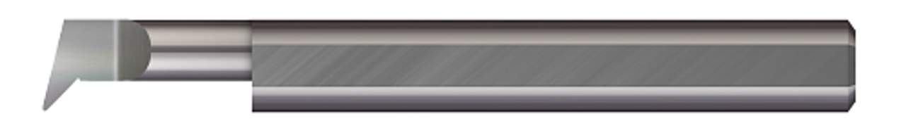 Right Hand - 0.1540" Min Bore DIA x 0.375" (3/8) Max Bore Depth x 0.0400" Projection x 2.00" (2) OAL x 0.005" Corner Radius  MICRO 100  SKU MIC100-PA5-140375