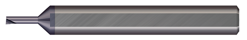 Right Hand - 0.0875" Min Bore DIA x 0.300" Max Bore Depth x 0.0700" Tooth Width x 0.0125" Projection x 1.50" (1-1/2) OAL - AlTiN Coated  MICRO 100  SKU MIC100-MBB-100300X