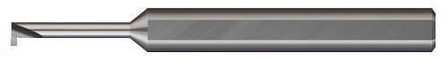 Right Hand - 0.1100" (2.8 mm) Min Bore DIA x 0.250" (1/4) Max Bore Depth x 0.0300" Tooth Width x 0.0300" Projection x 2.00" (2) OAL  MICRO 100  SKU MIC100-MRR-030-250-100