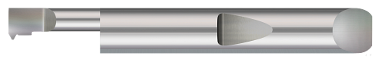 Quick Change - Right Hand - 0.3720" Min Bore DIA x 1.250" (1-1/4) Max Bore Depth x 0.0271" Projection x 2.50" (2-1/2) OAL #7/16-20  MICRO 100  SKU MIC100-QTT-071620-125