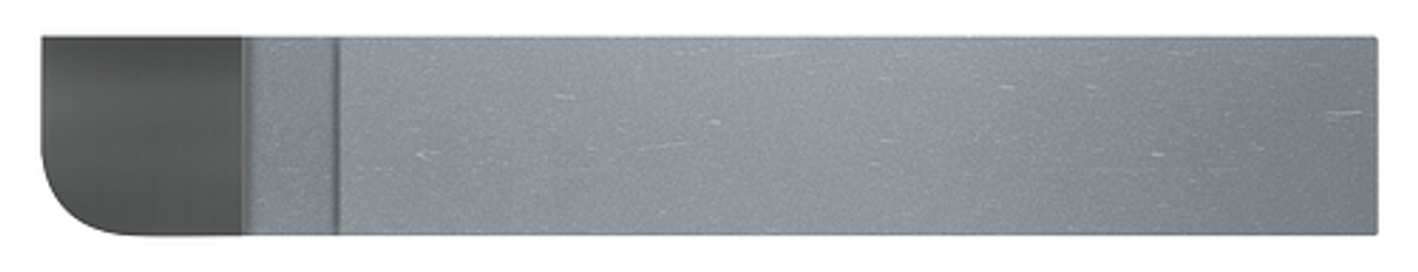 0.3750" (3/8) Shank Height x 2.50" (2-1/2) OAL x 0.1875" (3/16) Radius - Carbide Tipped Brazed RXL Style Right Hand  MICRO 100  SKU MIC100-RXD-6