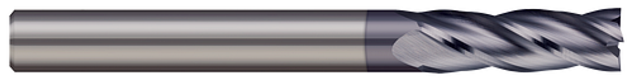 2 FL - 0.2500" (1/4) Cutter DIA x 0.500" (1/2) LOC - AlTiN Coated  MICRO 100  SKU MIC100-SEM-250-02X