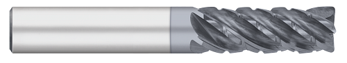 0.6250" (5/8) Cutter DIA x 0.0600" Radius x 1.6250" (1-5/8) Length of Cut Carbide Variable Index Corner Radius End Mill Chipbreaker, 5 Flutes, ALCRO-Max Coated  TITAN USA  SKU TITUS1-TC13364