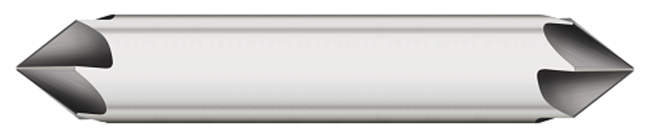 0.1250" (1/8) Shank DIA x 100Â° Included Angle x 1.5000" (1-1/2) Overall Length x 0.0230" Tip DIA Carbide Countersink DE, 6 Flutes, Uncoated  TITAN USA  SKU TITUS1-CS36180