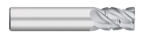 0.3750" (3/8) Cutter DIA x 0.0200" Radius x 1.1250" (1-1/8) Length of Cut Carbide Corner Radius Rougher, 4 Flutes, Uncoated  TITAN USA  SKU TITUS1-TC29774
