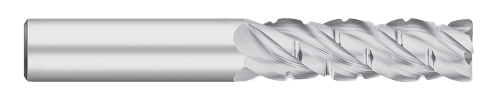 0.2500" (1/4) Cutter DIA x 0.0200" Radius x 1.5000" (1-1/2) Length of Cut Carbide Corner Radius Rougher, 4 Flutes, Uncoated  TITAN USA  SKU TITUS1-TC29787