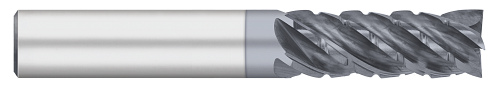 0.5000" (1/2) Cutter DIA x 1.2500" (1-1/4) Length of Cut Carbide Variable Index Square End Mill Chipbreaker, 5 Flutes, ALCRO-Max Coated  TITAN USA  SKU TITUS1-TC13281