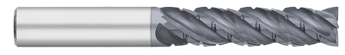 0.3125" (5/16) Cutter DIA x 0.0300" Radius x 1.1250" (1-1/8) Length of Cut Carbide Variable Index Corner Radius End Mill Chipbreaker, 4 Flutes, ALCRO-Max Coated  TITAN USA  SKU TITUS1-TC28176