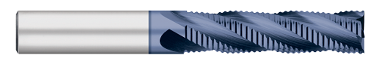 0.1875" (3/16) Cutter DIA x 0.8750" (7/8) Length of Cut Carbide Fine Pitch Square Rougher, 4 Flutes, AlTiN Coated  TITAN USA  SKU TITUS1-TC29612