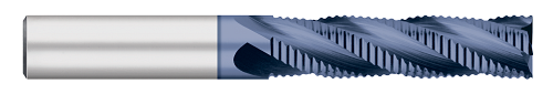 0.6250" (5/8) Cutter DIA x 2.2500" (2-1/4) Length of Cut Carbide Fine Pitch Square Rougher, 4 Flutes, AlTiN Coated  TITAN USA  SKU TITUS1-TC29641