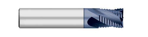 0.1250" (1/8) Cutter DIA x 0.2500" (1/4) Length of Cut Carbide Fine Pitch Square Rougher, 4 Flutes, AlTiN Coated  TITAN USA  SKU TITUS1-TC29308