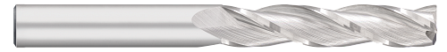 0.1875" (3/16) Cutter DIA x 0.0050" Radius x 1.1250" (1-1/8) Length of Cut Carbide Corner Radius End Mill, 3 Flutes, Uncoated  TITAN USA  SKU TITUS1-TC15905