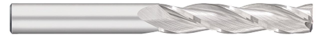 0.2500" (1/4) Cutter DIA x 0.0200" Radius x 1.5000" (1-1/2) Length of Cut Carbide Corner Radius End Mill, 3 Flutes, Uncoated  TITAN USA  SKU TITUS1-TC15919