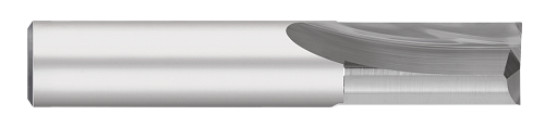 0.4375" (7/16) Cutter DIA x 1.0000" (1) Length of Cut Carbide Square End Mill, 2 Flutes, Uncoated  TITAN USA  SKU TITUS1-TC65010