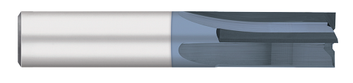 0.3750" (3/8) Cutter DIA x 1.0000" (1) Length of Cut Carbide Square End Mill, 4 Flutes, AlTiN Coated  TITAN USA  SKU TITUS1-TC65069