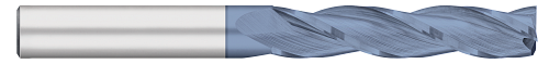 0.8750" (7/8) Cutter DIA x 3.0000" (3) Length of Cut Carbide Square End Mill, 3 Flutes, AlTiN Coated  TITAN USA  SKU TITUS1-TC17456