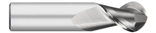 1.0000" (1) Cutter DIA x 1.7500" (1-3/4) Length of Cut Carbide Ball End Mill for Aluminum, 2 Flutes, Uncoated  TITAN USA  SKU TITUS1-TC63058