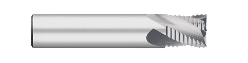 0.6250" (5/8) Cutter DIA x 0.7500" (3/4) Length of Cut Carbide Fine Pitch Square Rougher, 4 Flutes, Uncoated  TITAN USA  SKU TITUS1-TC20340