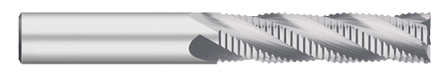 0.1250" (1/8) Cutter DIA x 0.7500" (3/4) Length of Cut Carbide Fine Pitch Square Rougher, 4 Flutes, Uncoated  TITAN USA  SKU TITUS1-TC20608