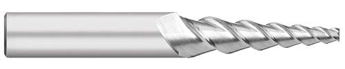 0.1875" (3/16) Cutter DIA x 1.7500" (1-3/4) Length of Cut Carbide Square End Mill, 3 Flutes, Uncoated  TITAN USA  SKU TITUS1-TC85005
