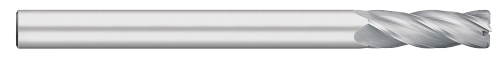 0.5000" (1/2) Cutter DIA x 0.0300" Radius x 1.5000" (1-1/2) Length of Cut Carbide Corner Radius End Mill, 4 Flutes, Uncoated  TITAN USA  SKU TITUS1-TC74534