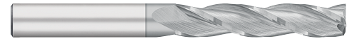 0.7500" (3/4) Cutter DIA x 3.0000" (3) Length of Cut Carbide Square End Mill, 3 Flutes, TiCN Coated  TITAN USA  SKU TITUS1-TC97448
