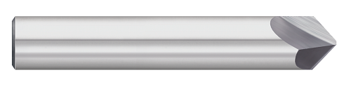 0.3125" (5/16) Shank DIA x 100Â° Included Angle x 2.5000" (2-1/2) Overall Length X 0.0600" Tip DIA Carbide Tipped Off Chamfer Mill, 2 Flutes, Uncoated  TITAN USA  SKU TITUS1-TC87640