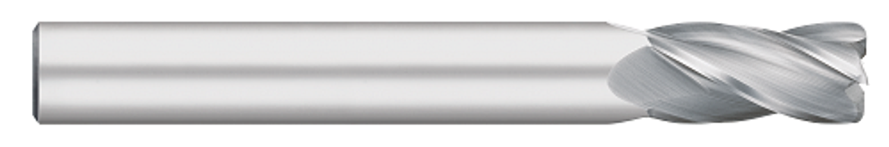 0.7500" (3/4) Cutter DIA x 0.0150" (1/64) Radius x 2.2500" (2-1/4) Length of Cut Carbide Corner Radius End Mill, 4 Flutes, Uncoated  TITAN USA  SKU TITUS1-TC74352