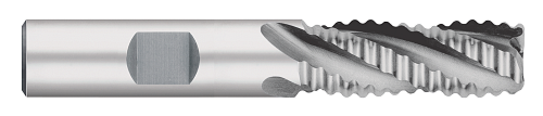 0.2500" (1/4) Cutter DIA x 0.6250" (5/8) Length of Cut Cobalt Course Pitch Rougher, 4 Flutes, Uncoated  TITAN USA  SKU TITUS1-TE63404